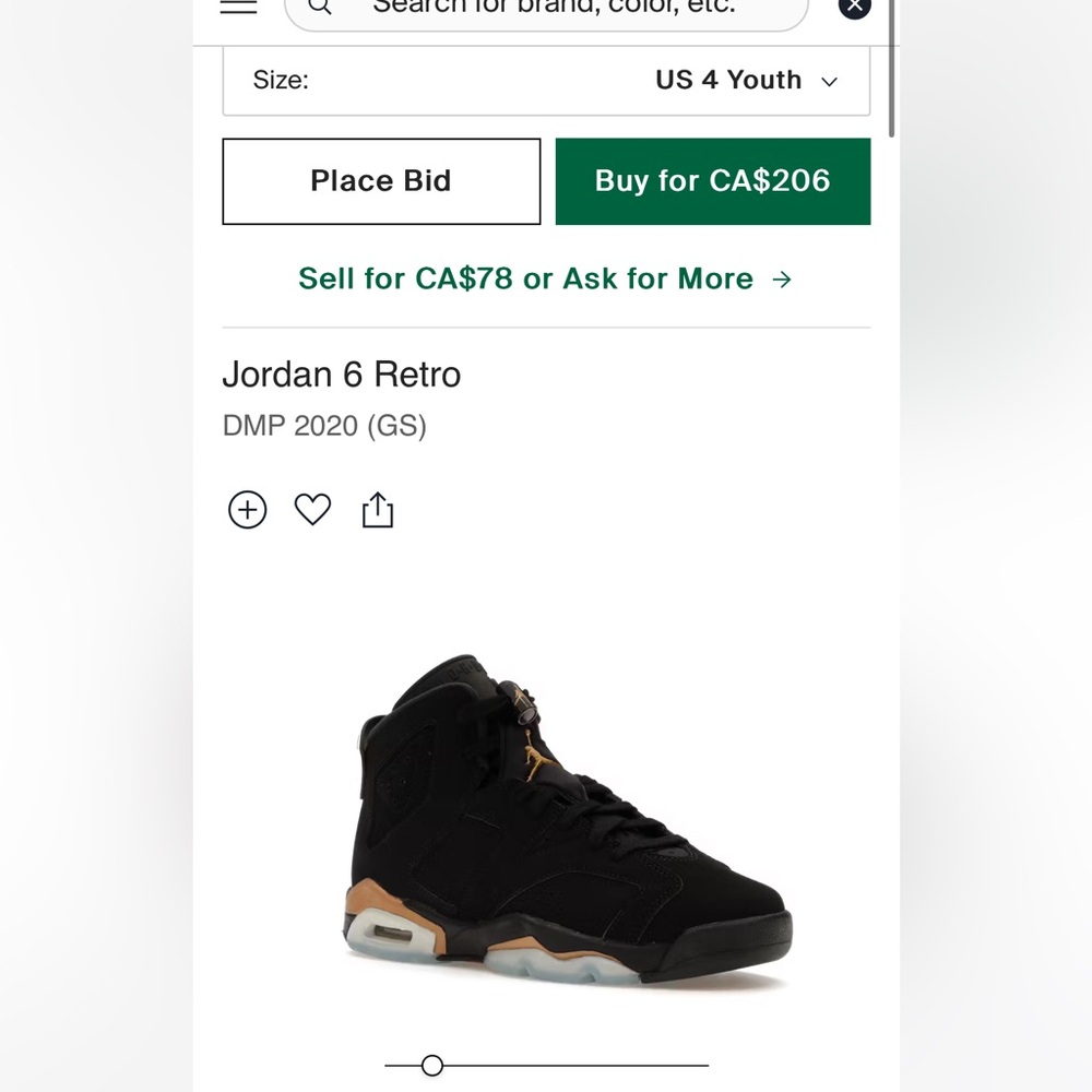 Jordan Retro 6 ( DMP 2020) GS